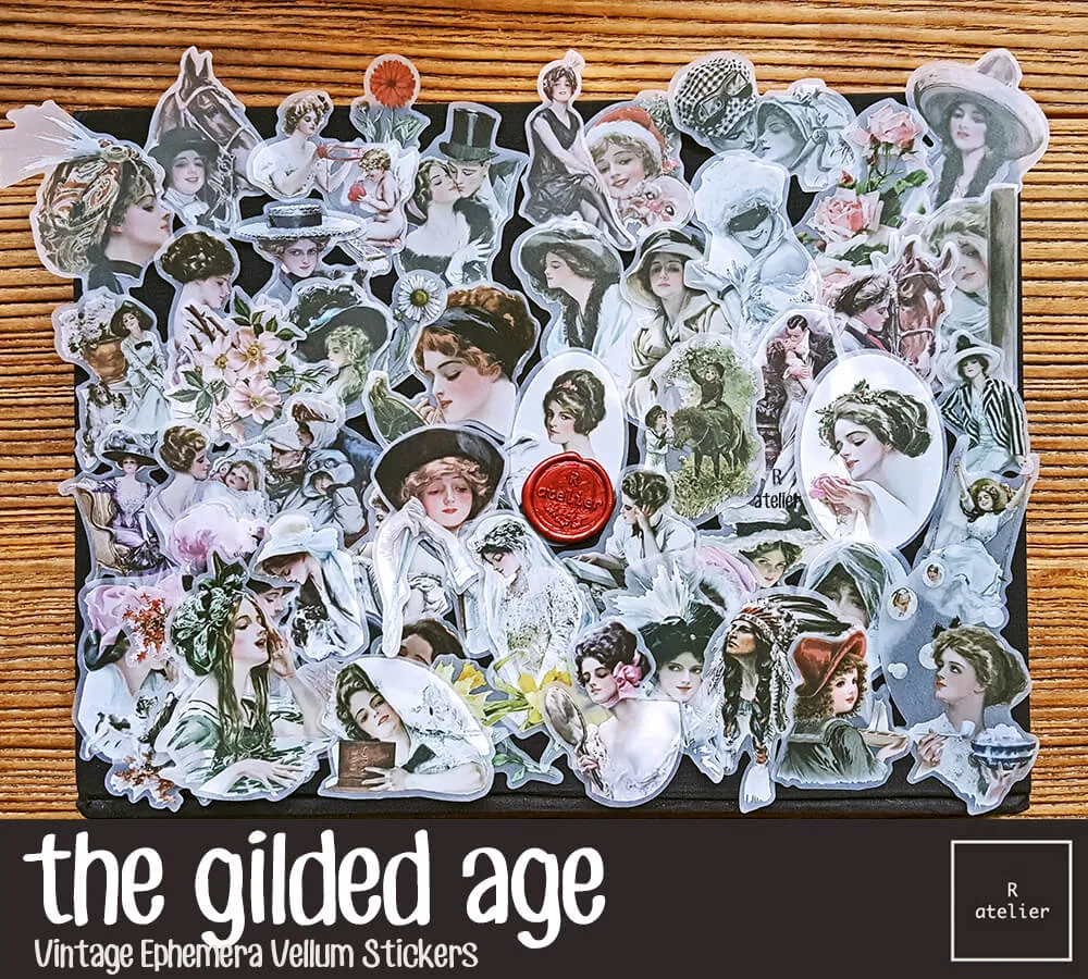 The Gilded Age | Decorative Scrapbooking Stickers