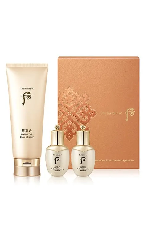 [The History of Whoo] Cheongidan Radiant Soft Foam Cleanser Special Set(150Ml/
