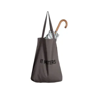 The Organic Company It Matters Bag Dark Grey