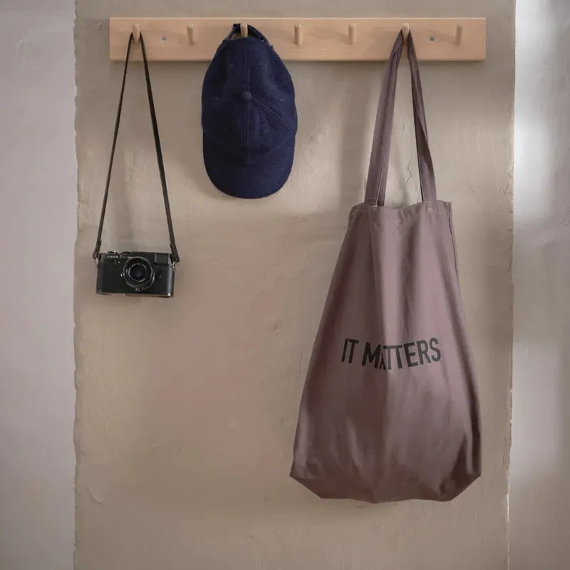 The Organic Company It Matters Bag Dark Grey