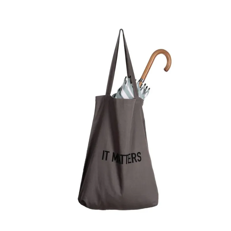 The Organic Company It Matters Bag Dark Grey