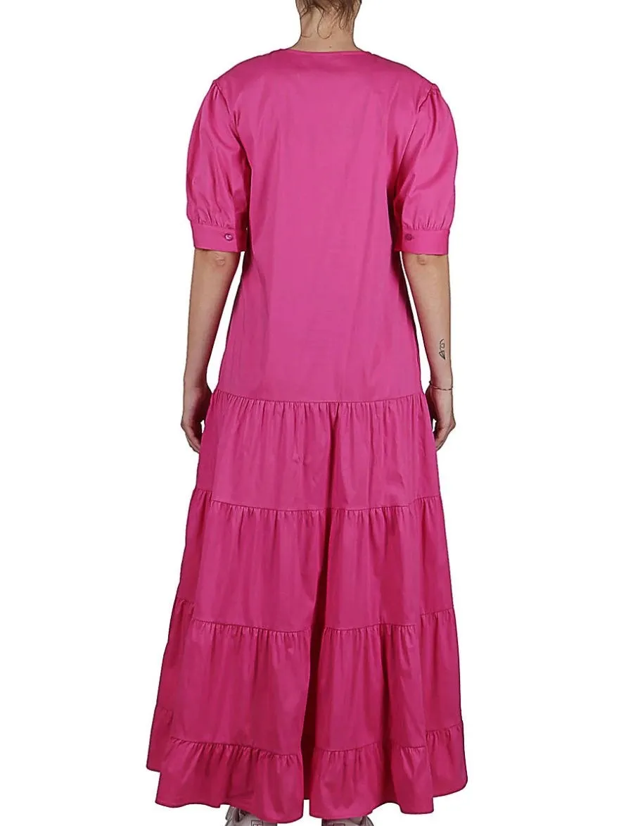 Tiered Maxi Dress - Navy