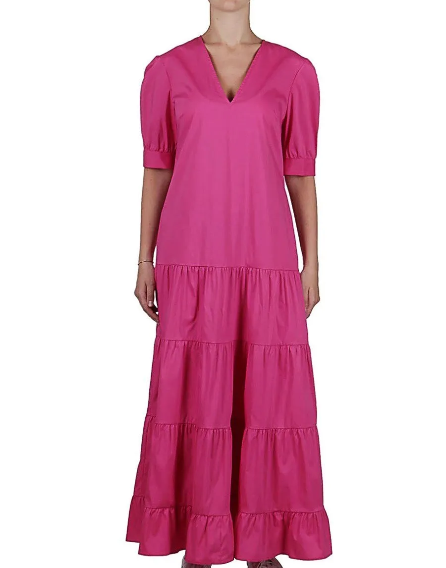 Tiered Maxi Dress - Navy