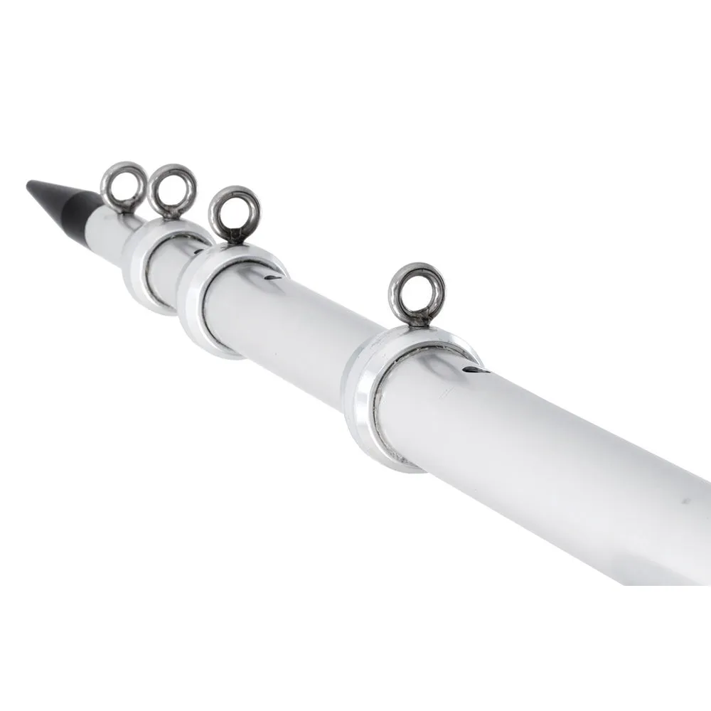 Tigress XD Telescoping Aluminum Outrigger Poles - 15ft - 1-1/8in OD Silver