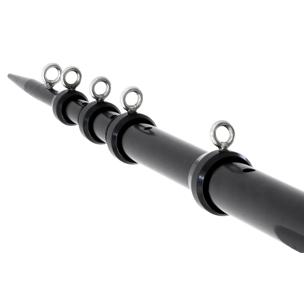 Tigress XD Telescoping Aluminum Outrigger Poles - 18ft - 1-1/2in OD - Black