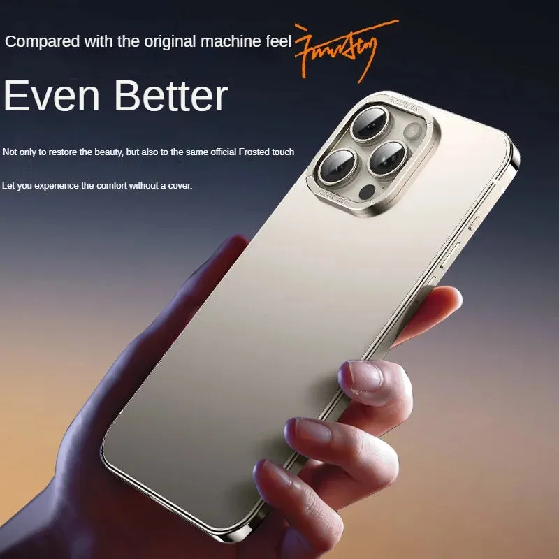 Titanium Steel Phone Case for iPhone