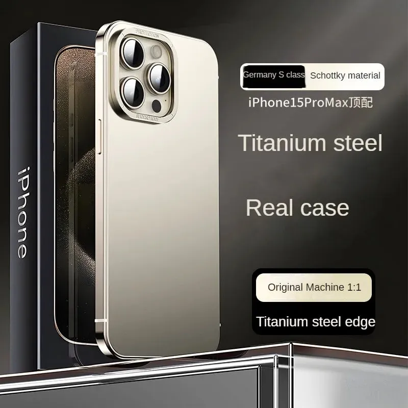 Titanium Steel Phone Case for iPhone