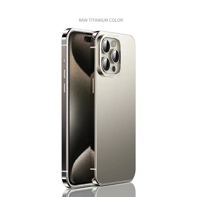 Titanium Steel Phone Case for iPhone
