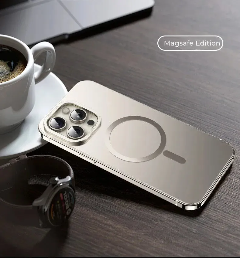 Titanium Steel Phone Case for iPhone