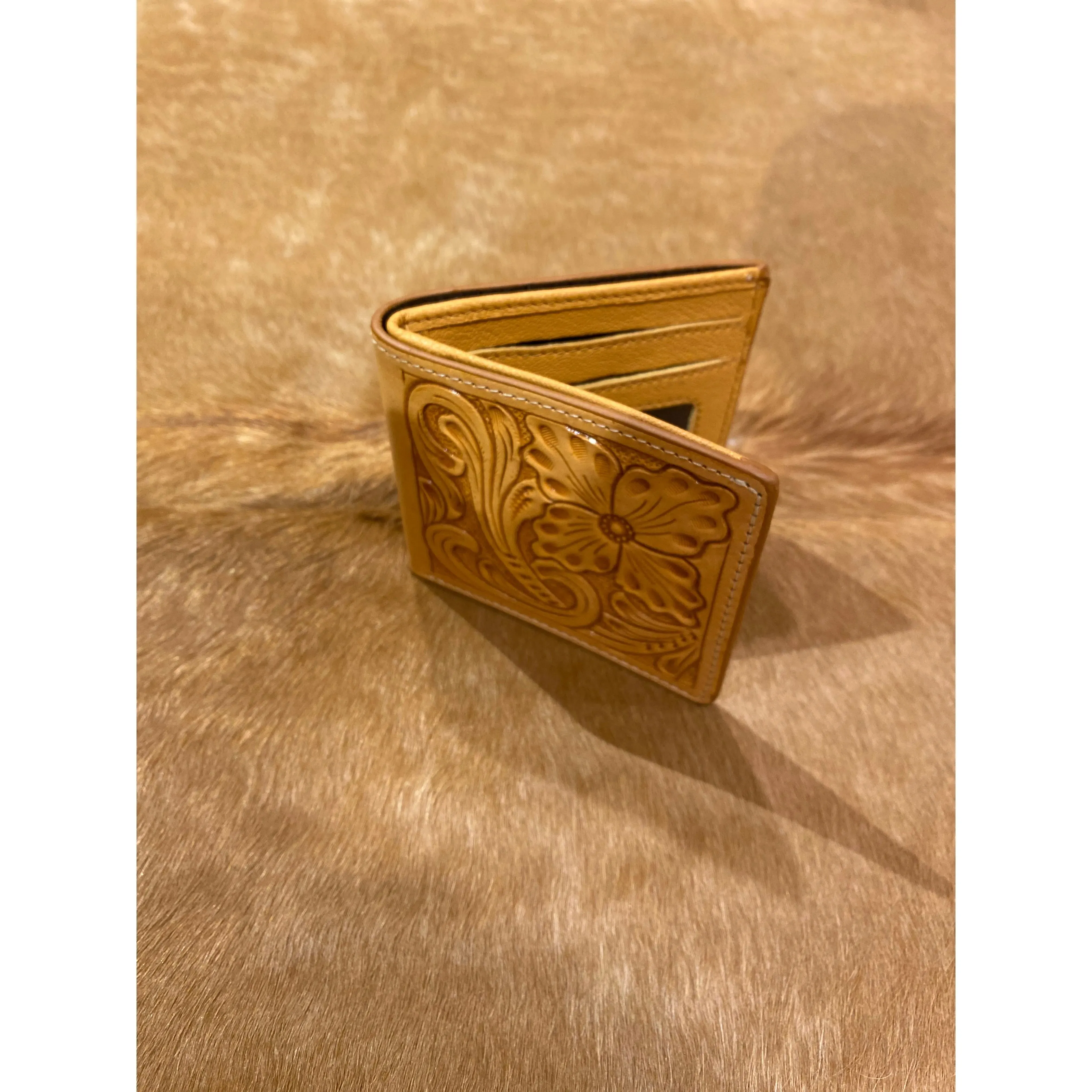 Tooled Leather Wallet #tlw1