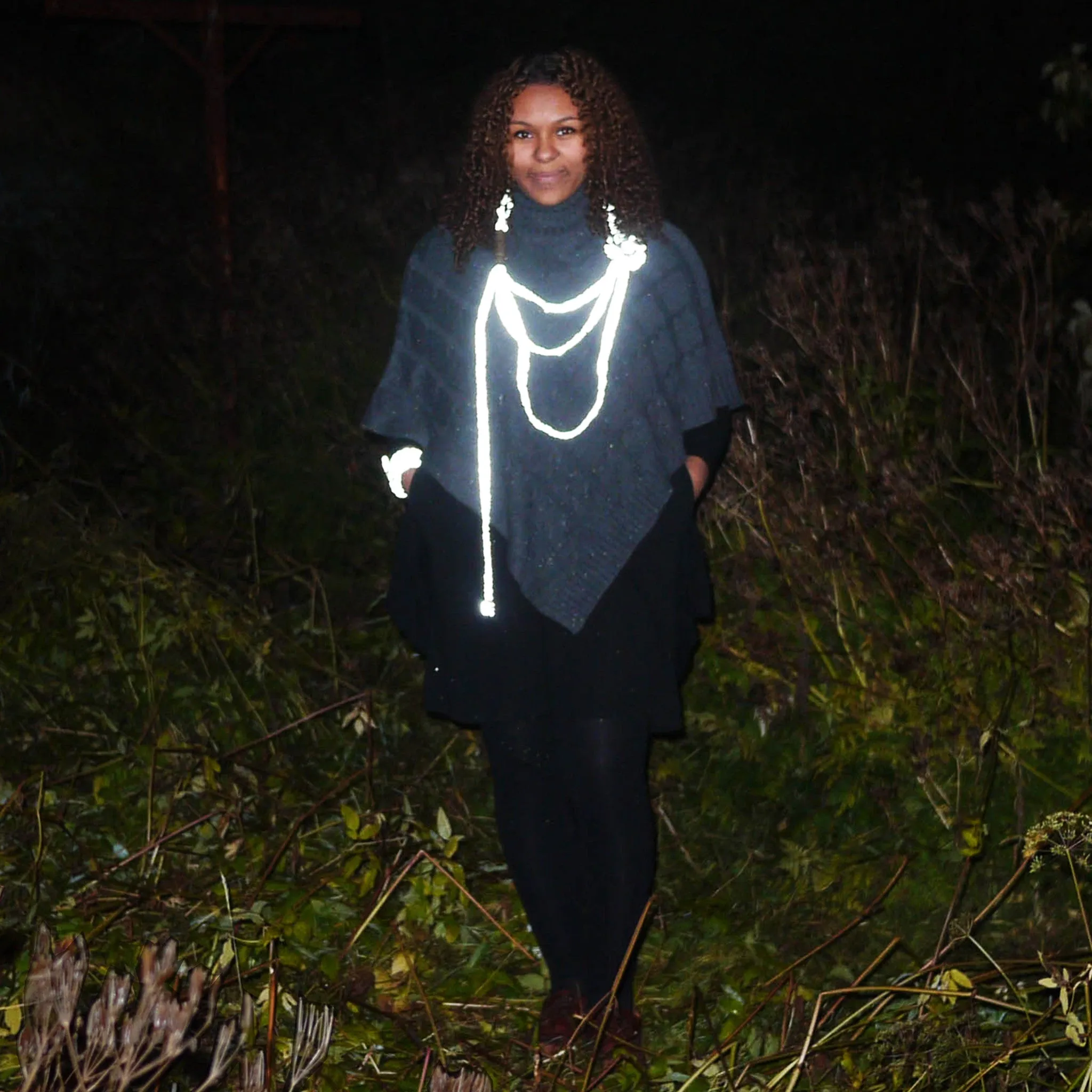 Tíra Radiant Necklace - Black