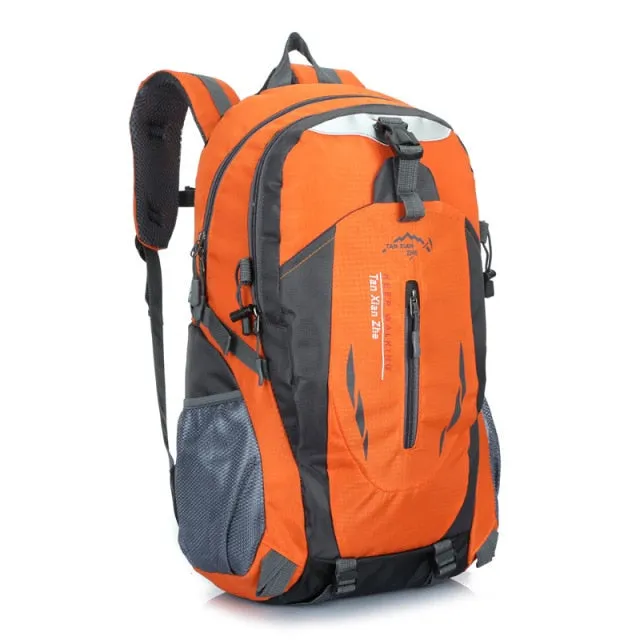 Travel Hiking Camping Rucksack | Waterproof Nylon Backpack | Unisex Backpack | Shoulder Bag | Travel Backpack | Trendy Adventurer Backpack
