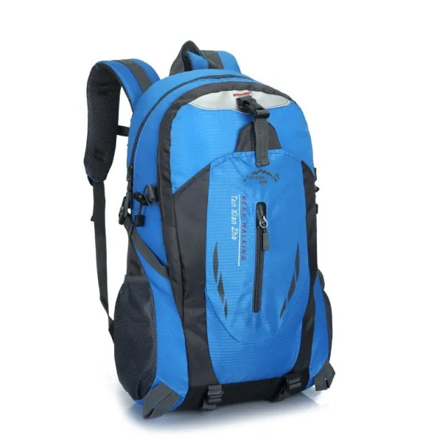 Travel Hiking Camping Rucksack | Waterproof Nylon Backpack | Unisex Backpack | Shoulder Bag | Travel Backpack | Trendy Adventurer Backpack