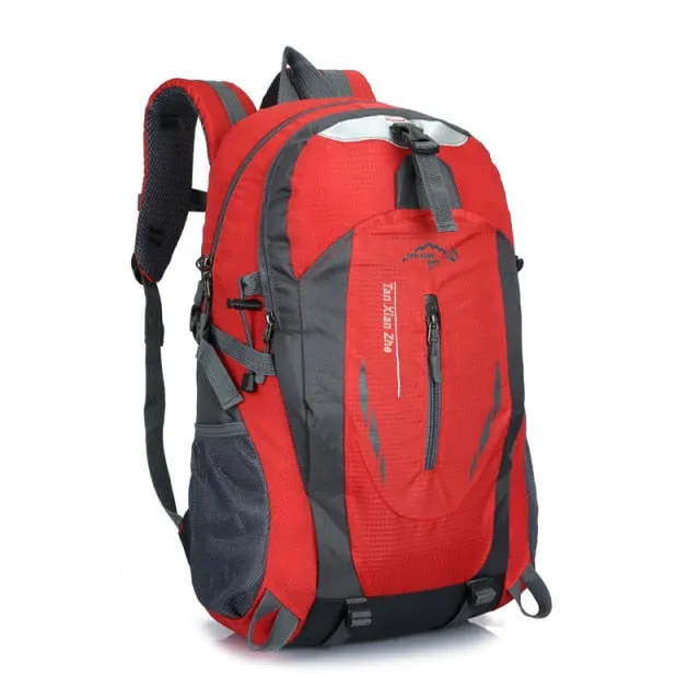 Travel Hiking Camping Rucksack | Waterproof Nylon Backpack | Unisex Backpack | Shoulder Bag | Travel Backpack | Trendy Adventurer Backpack