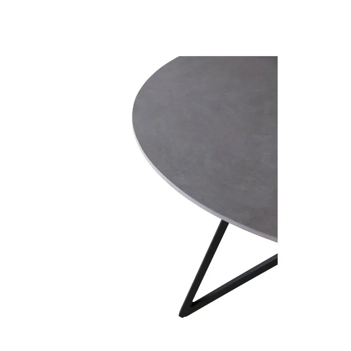 Tucana Dining Table 1200dia - Sintered Stone