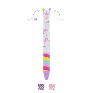 Two Colour Unicorn Ballpoint Pen