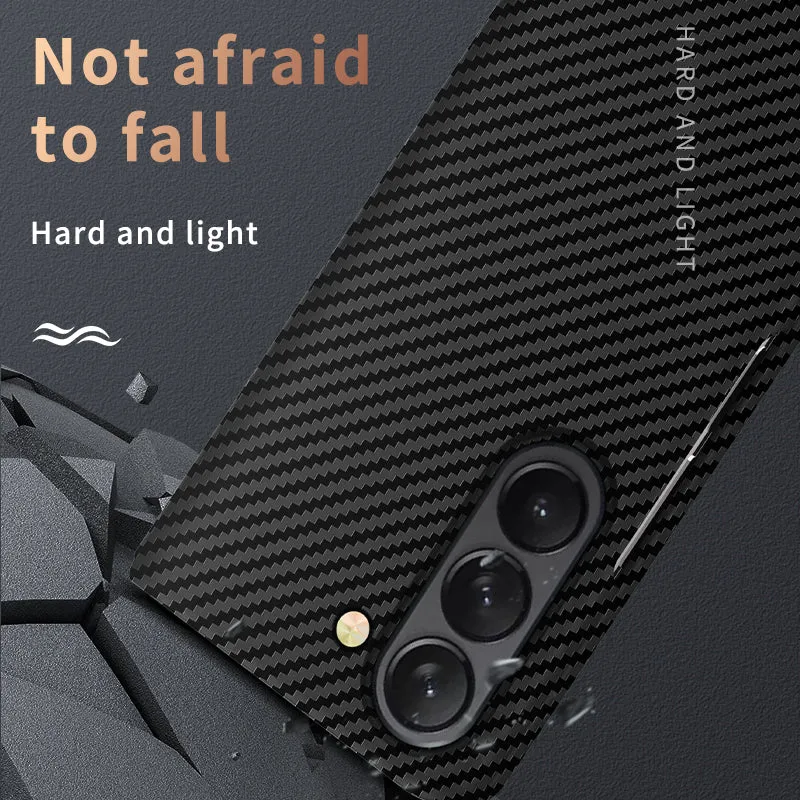 Ultra Thin Carbon Fiber Phone Case For Samsung Galaxy Z Fold 5