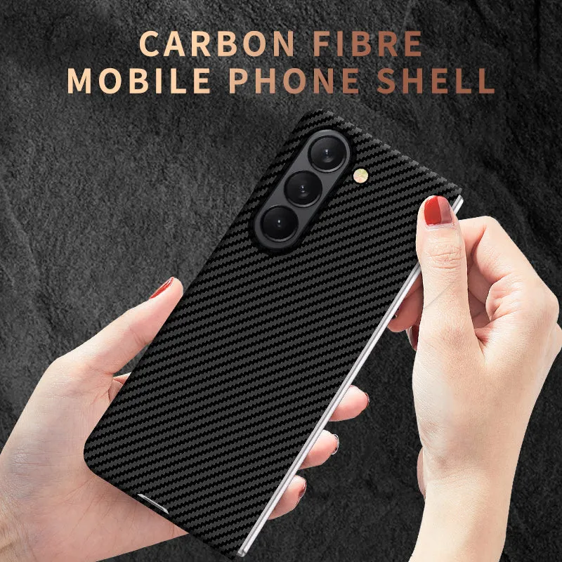 Ultra Thin Carbon Fiber Phone Case For Samsung Galaxy Z Fold 5
