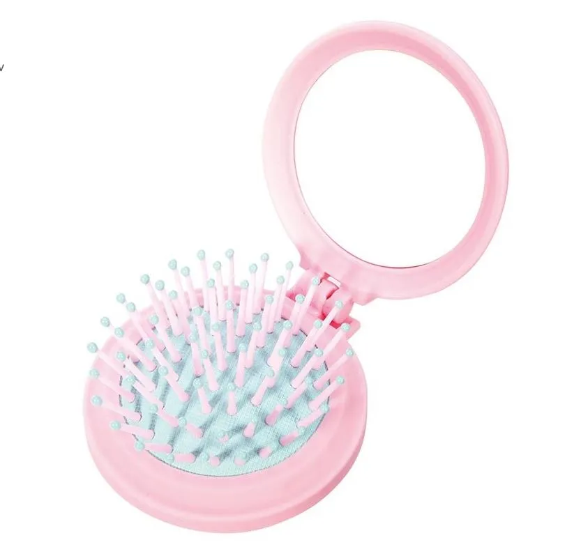 Unicorn Compact Hairbrush/Mirror