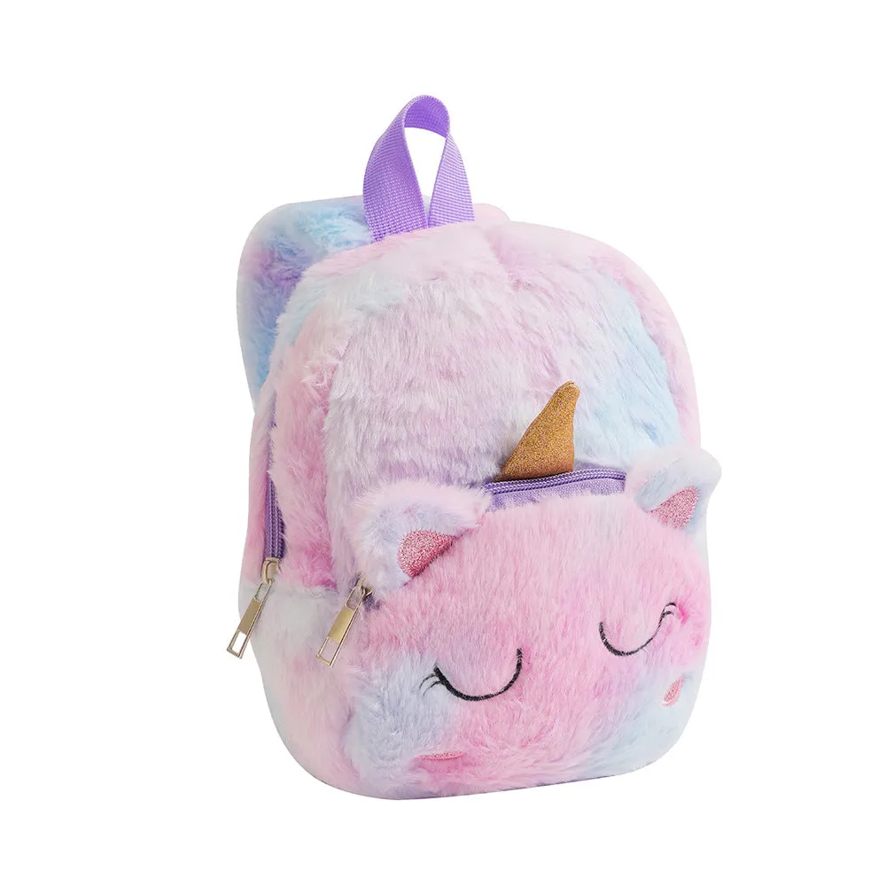 Unicorn Unicorn Plush Big Eyes Backpack Kindergarten Children Cartoon Backpack Little Girl Backpack