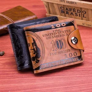 US dollar pattern Men Wallet