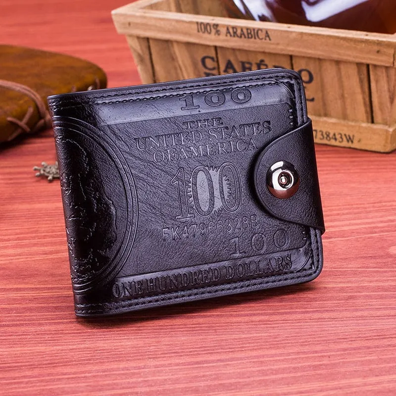 US dollar pattern Men Wallet