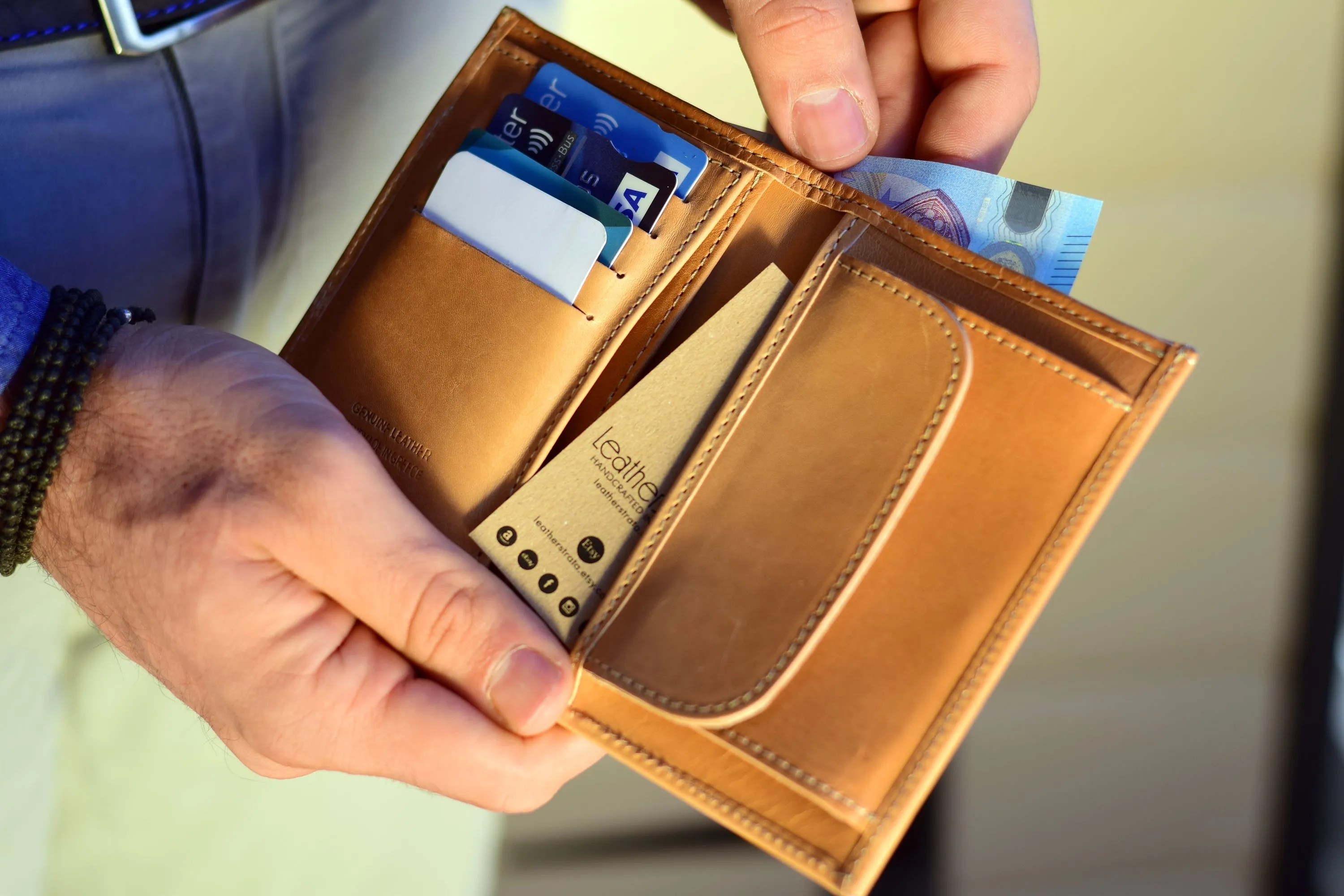 Vertical Bifold Wallet