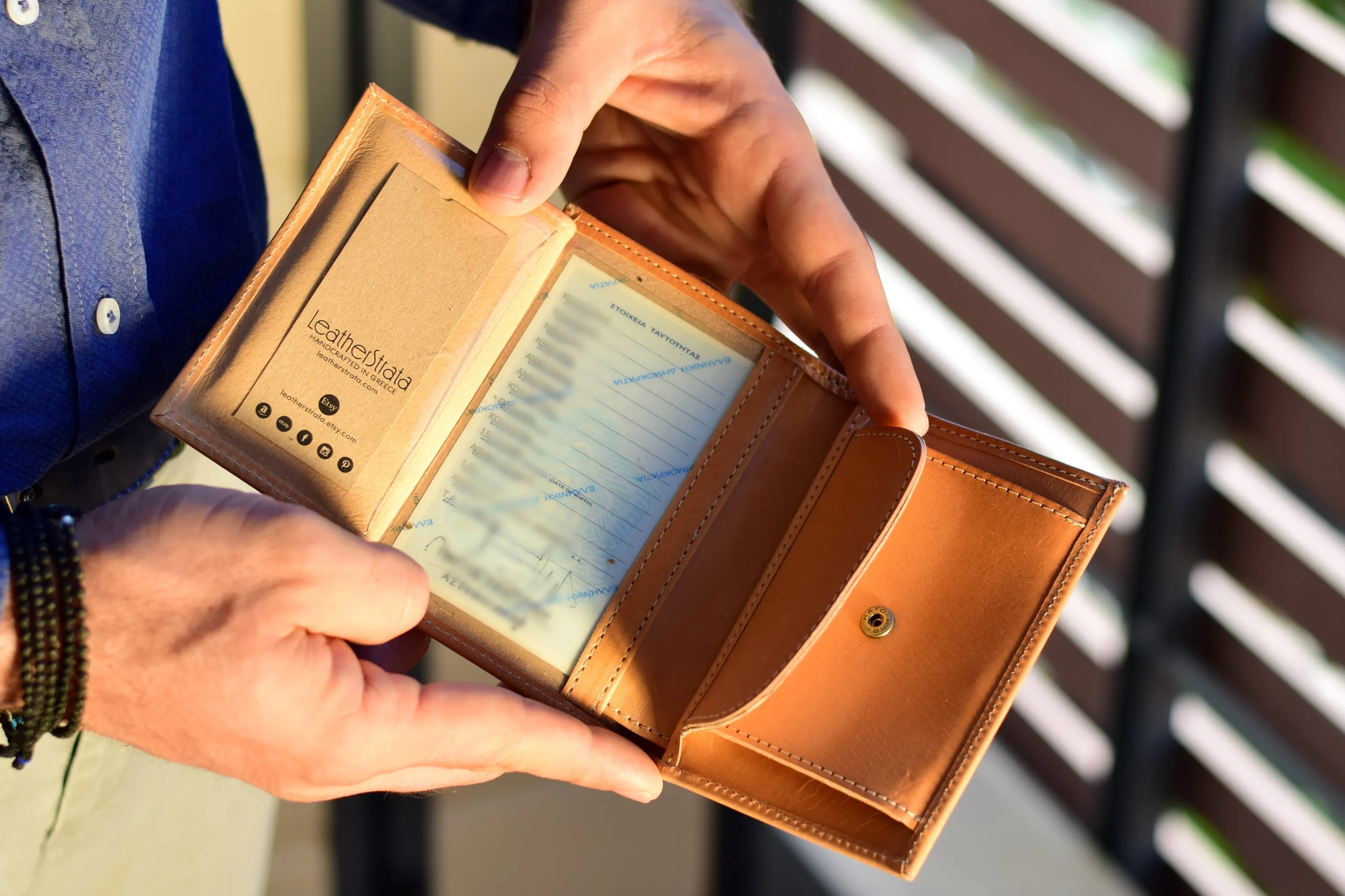 Vertical Bifold Wallet