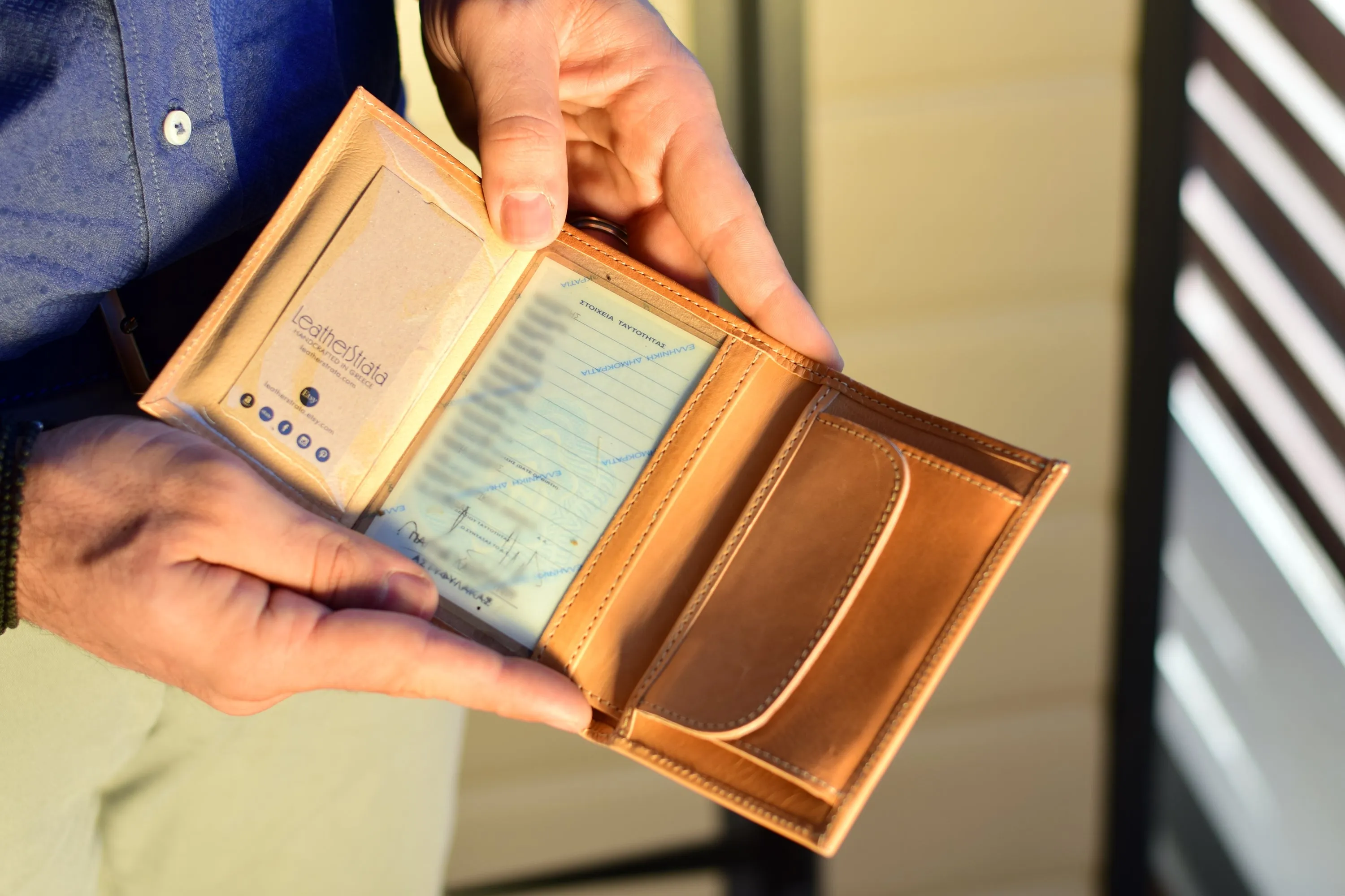 Vertical Bifold Wallet