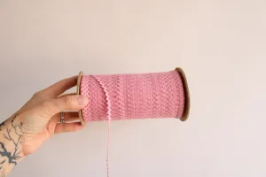 Vintage 1960s Pink Ric Rac Trim