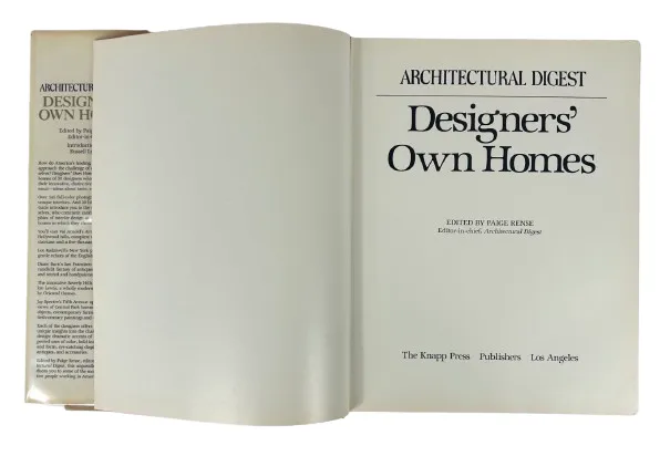Vintage Architectural Digest Book Set of 3