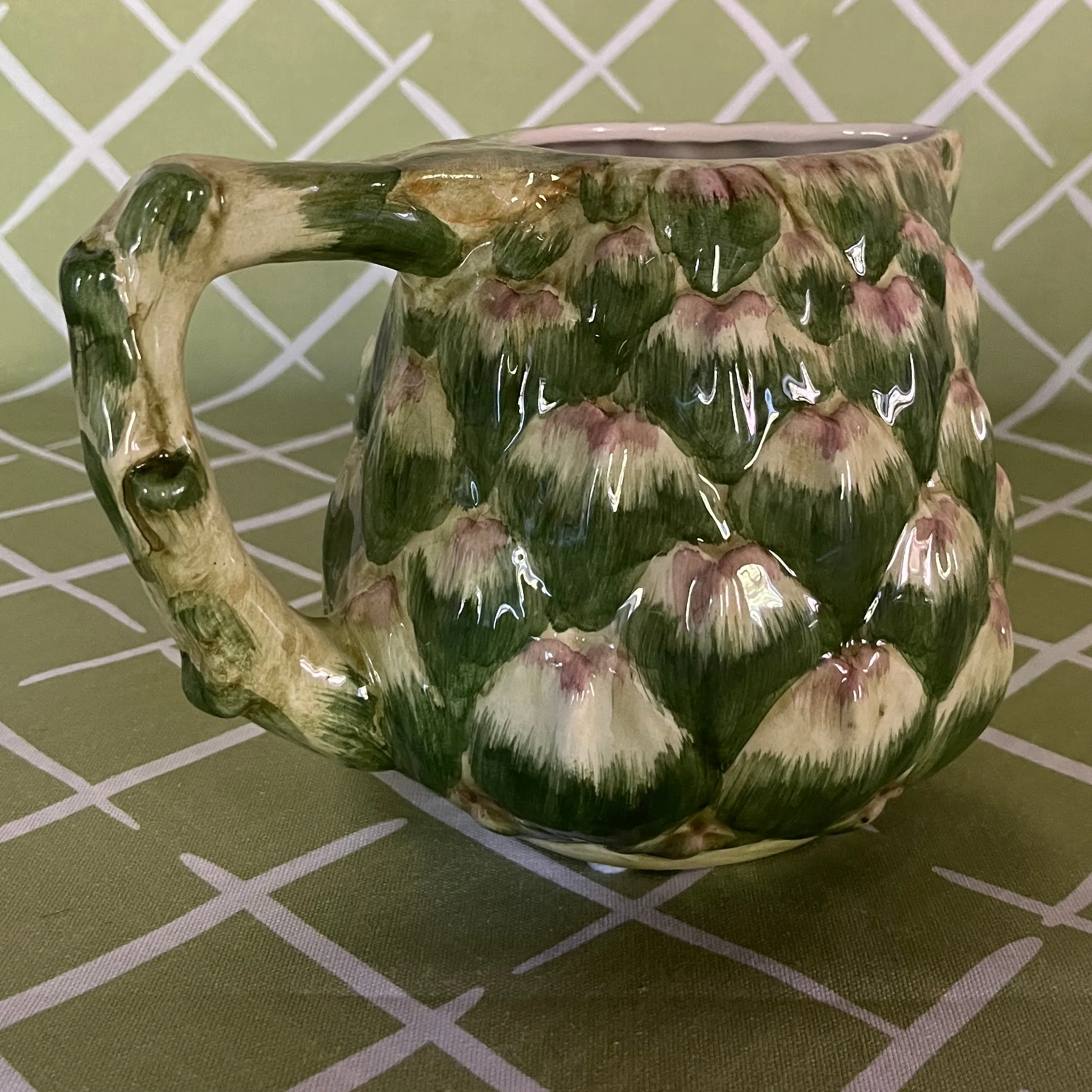Vintage Artichoke Water Pitcher