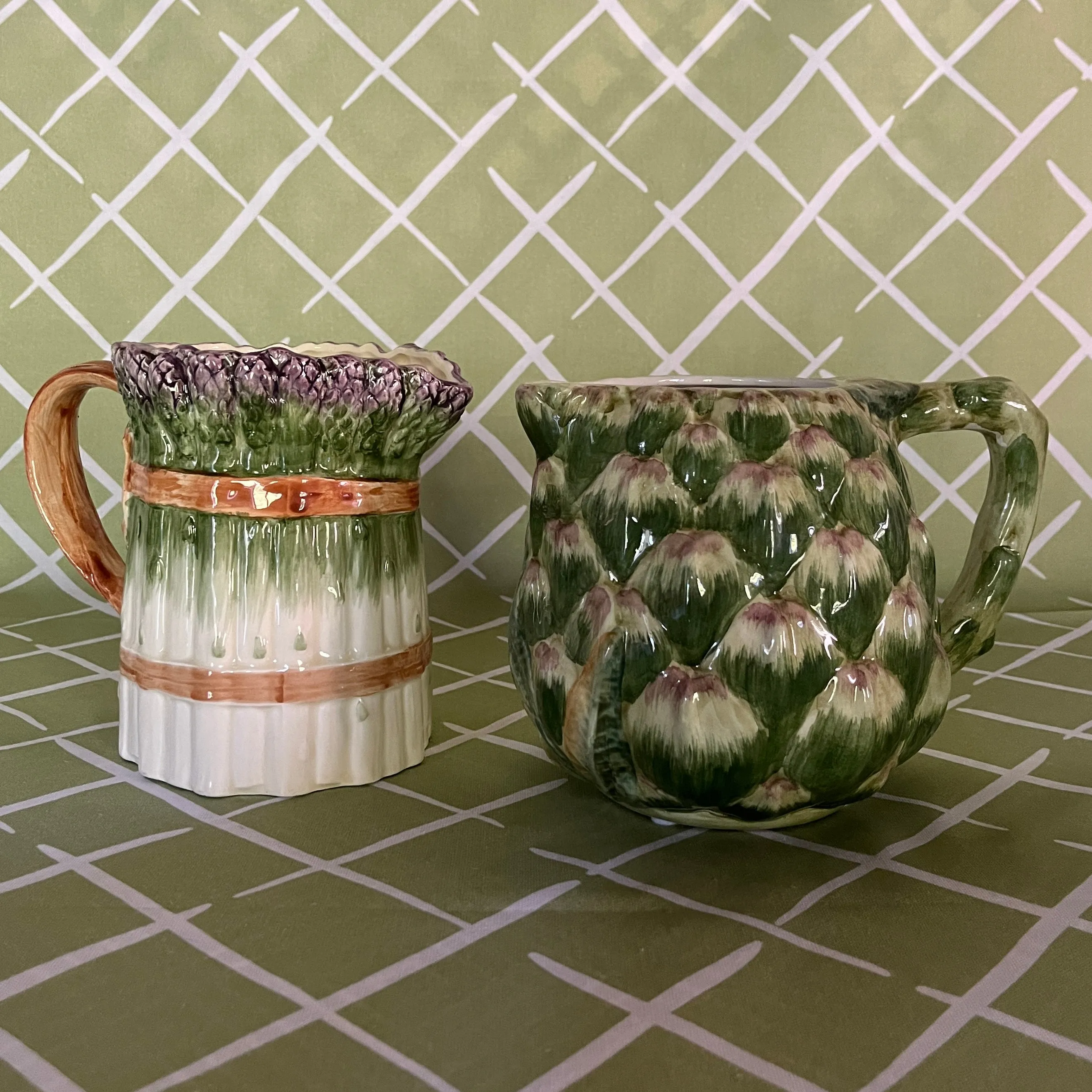 Vintage Artichoke Water Pitcher