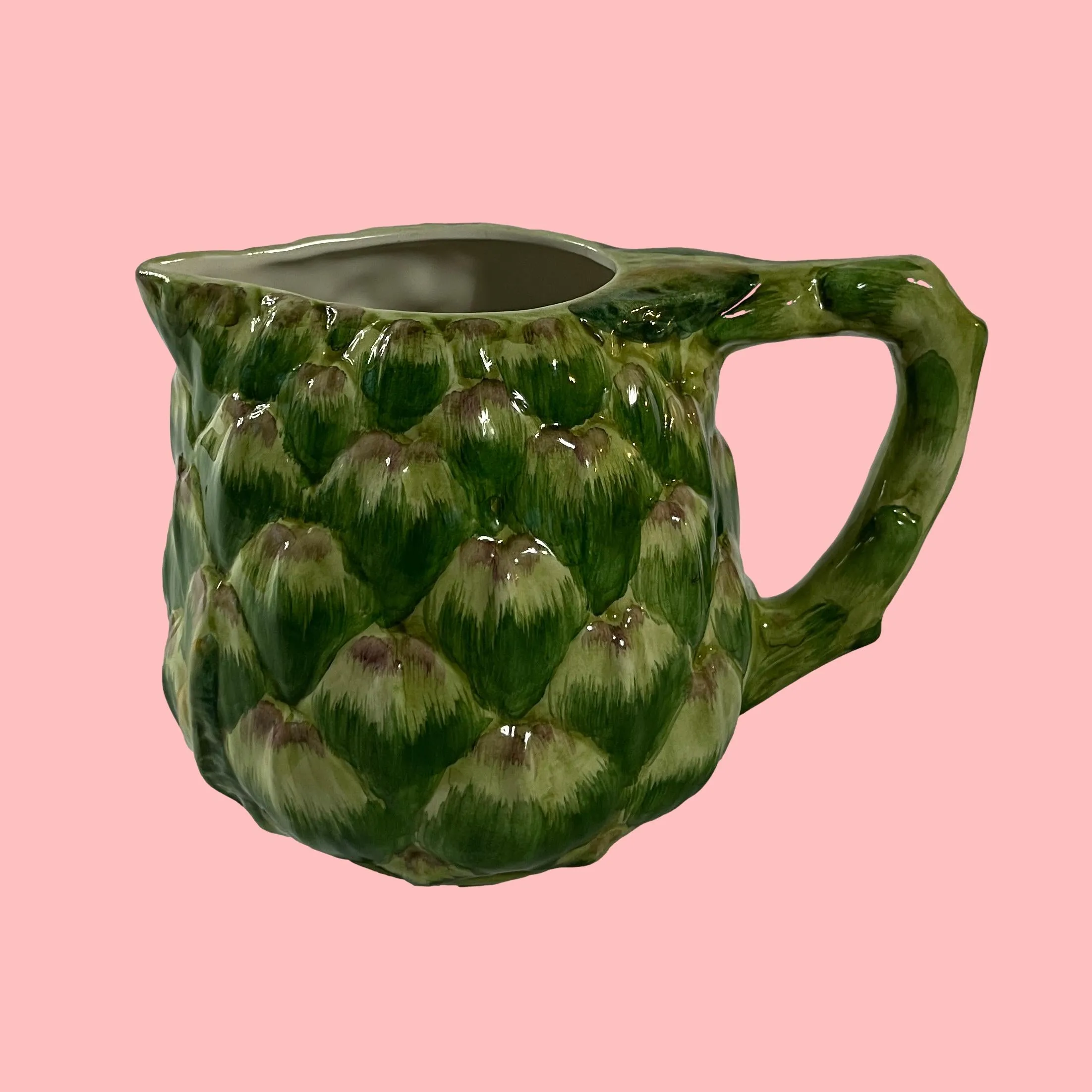 Vintage Artichoke Water Pitcher