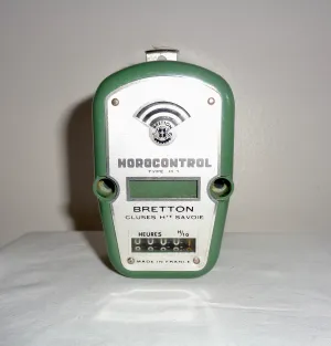 Vintage Bretton Horocontrol Elapsed Time Indicator / Machine Running Time Meter