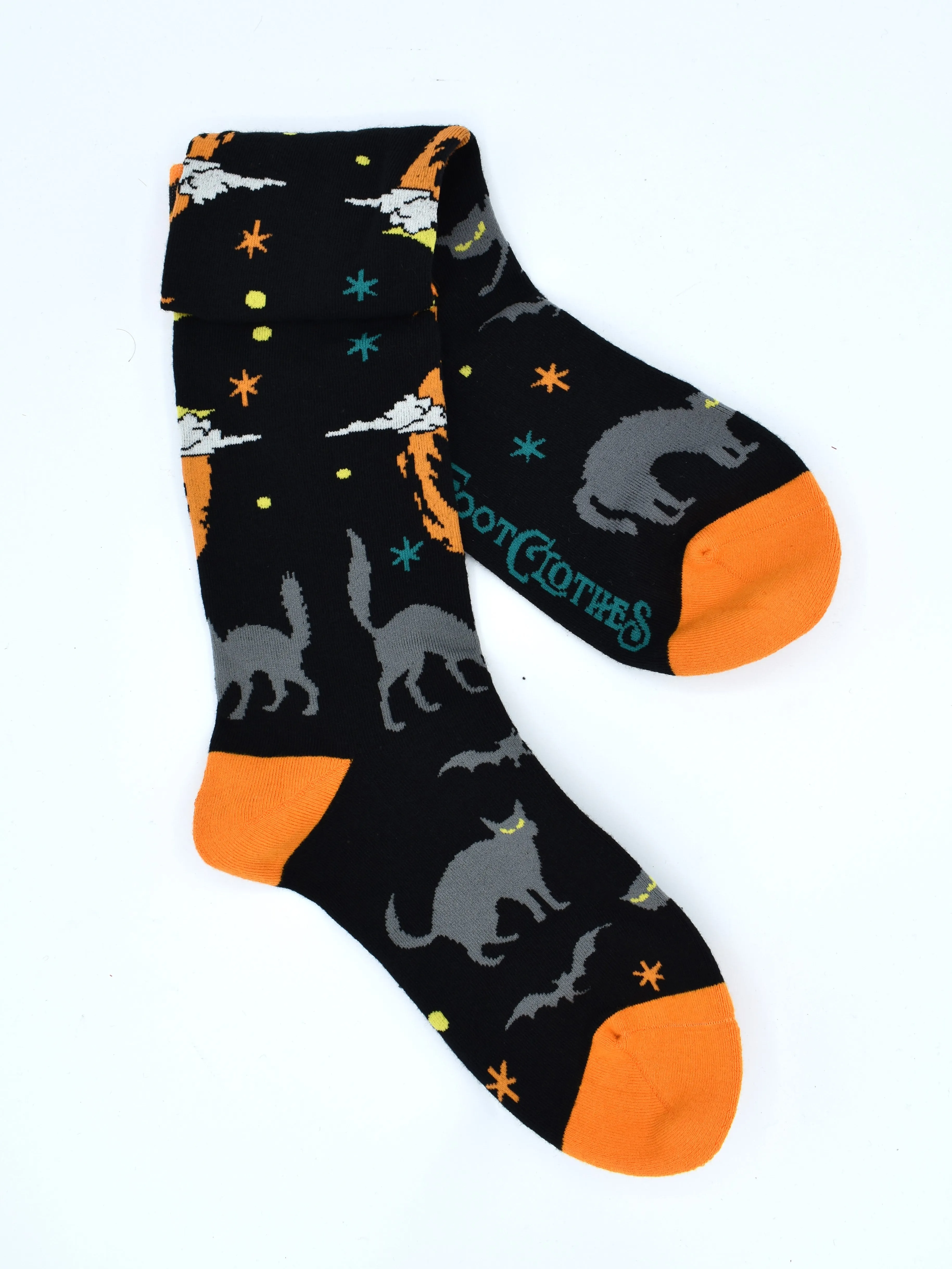 Vintage Cat Crew Socks FOOTCLOTHES