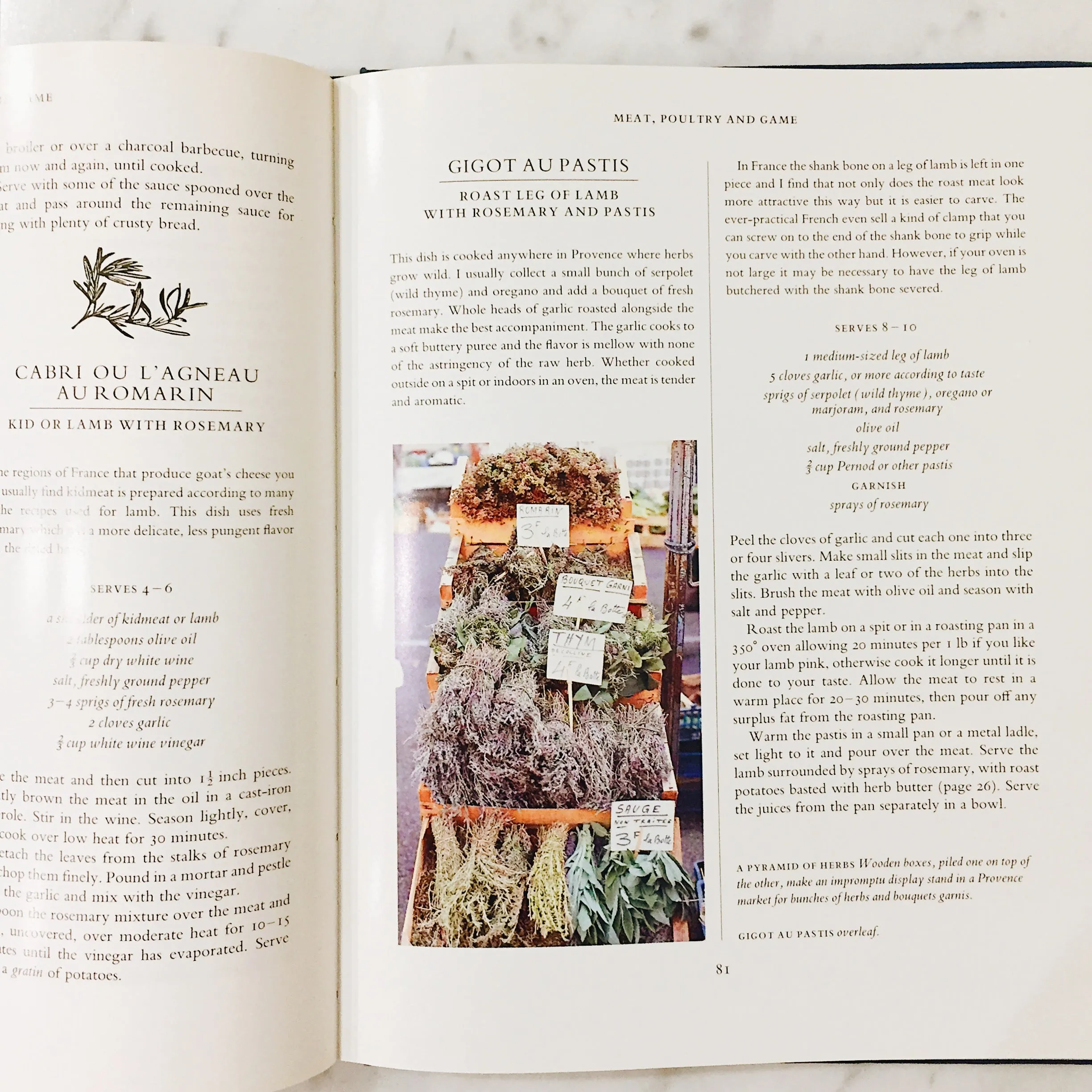Vintage Cookbook: Recipes From A French Garden
