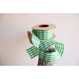 Vintage Gingham Ribbon Trim 1.5", 2 Yards