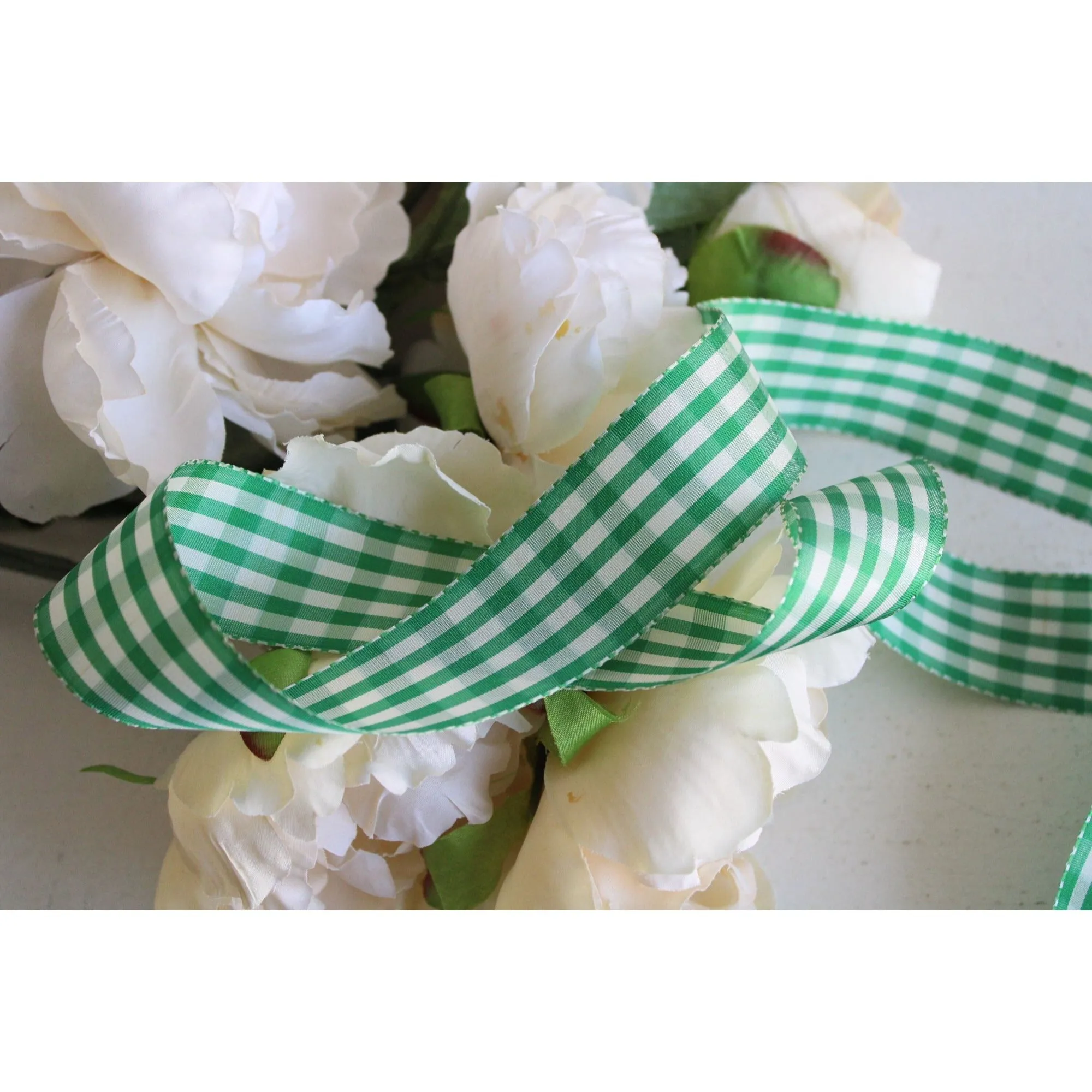 Vintage Gingham Ribbon Trim 1.5", 2 Yards