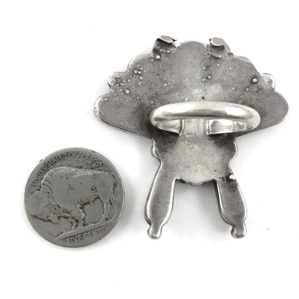 Vintage Headdress Ring<br>Size: 6