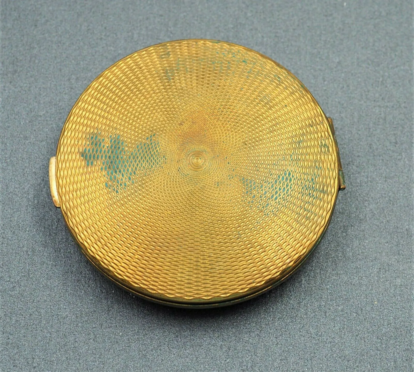 Vintage Melissa Powder Compact Mirror Case Floral Design Made in England 1950s
