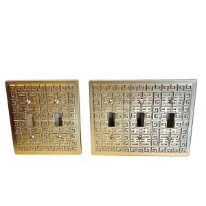 Vintage MSM Chinoiserie Gold 
Light Switch Plate Cover