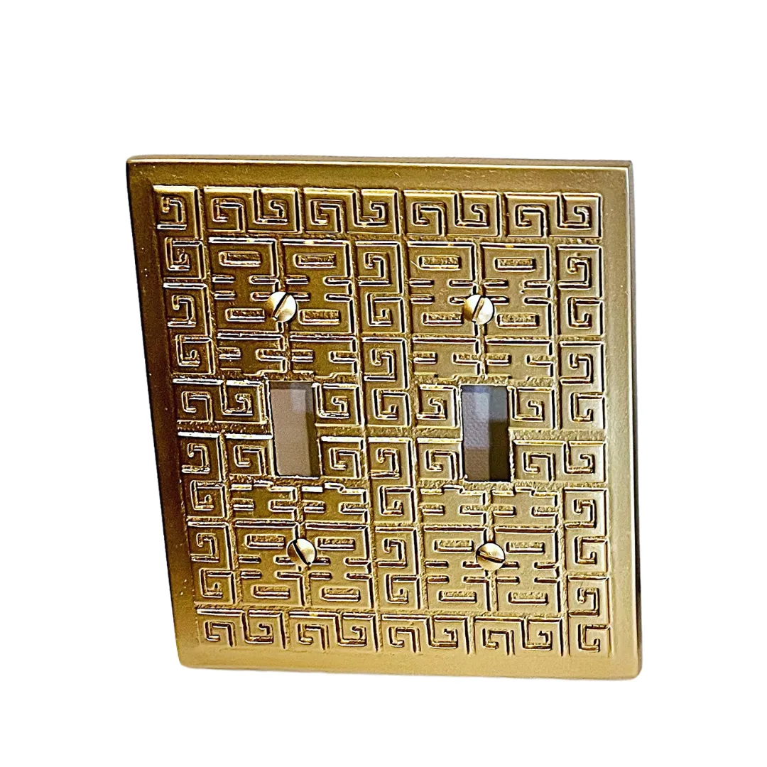 Vintage MSM Chinoiserie Gold 
Light Switch Plate Cover