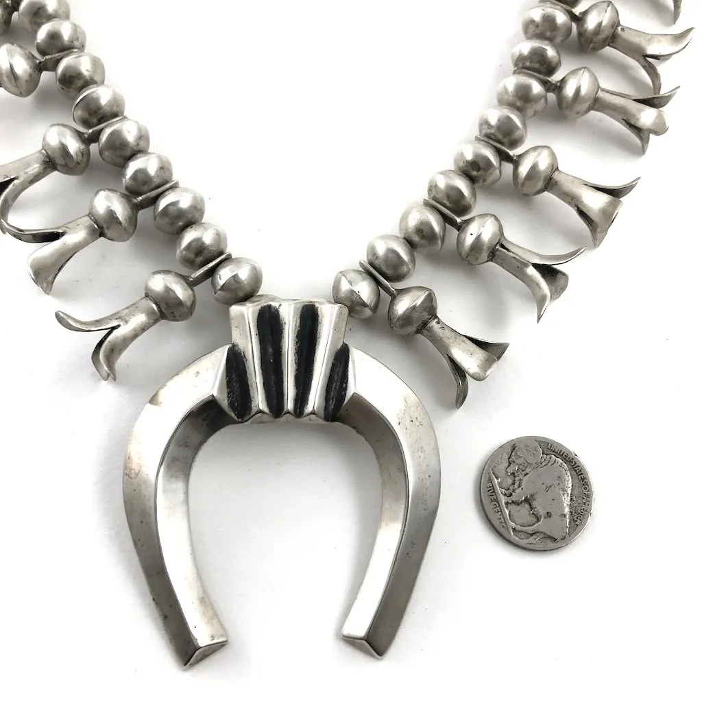 Vintage Navajo Squash Necklace