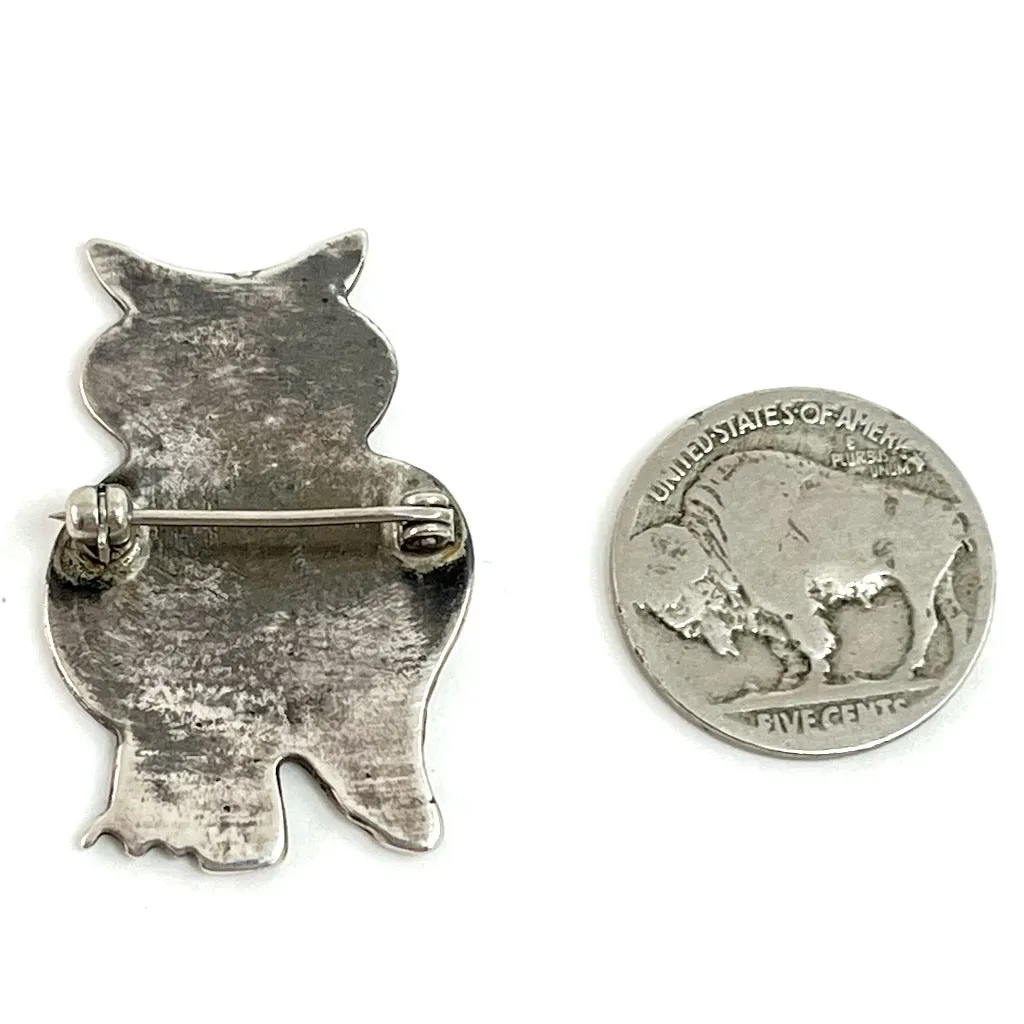 Vintage Owl Pin