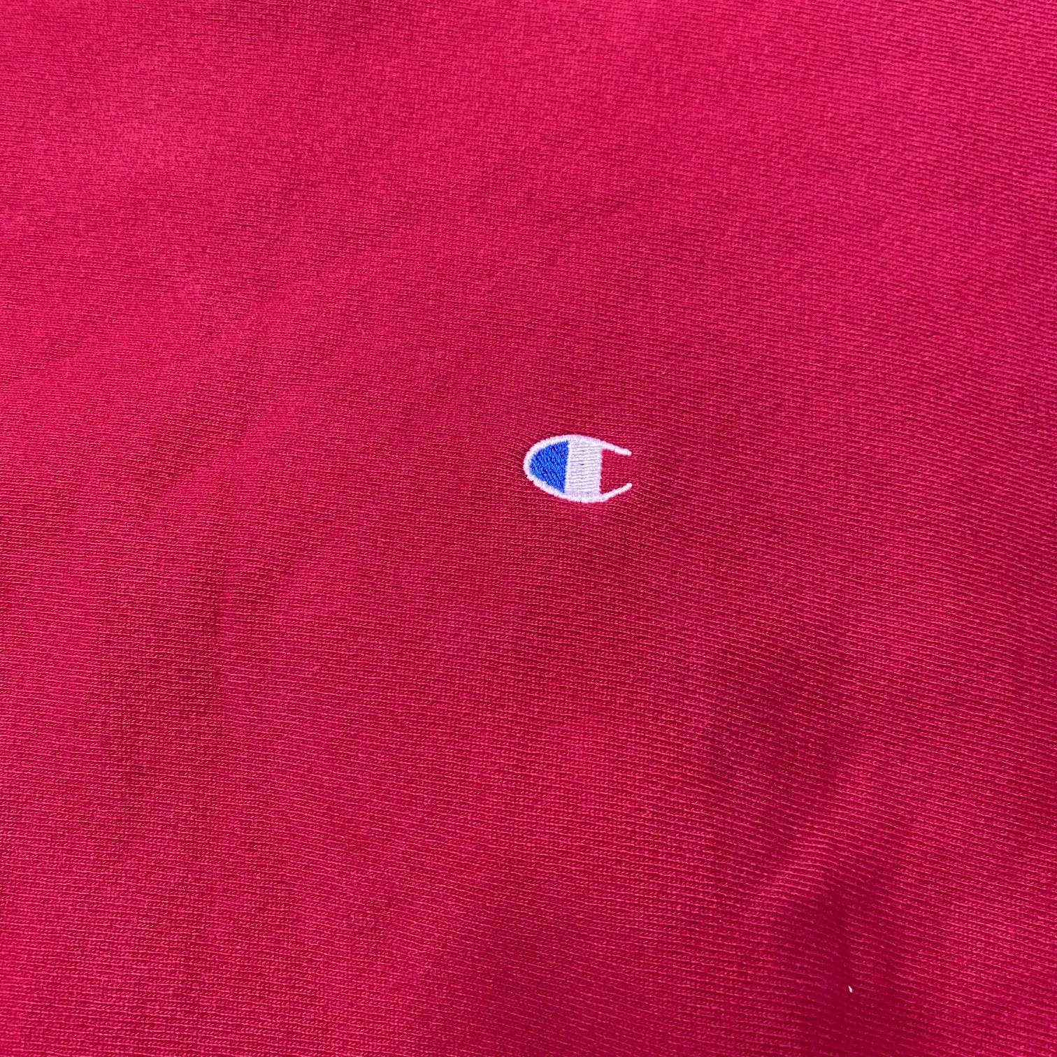 Vintage Red Champion Reverse Weave Size: L