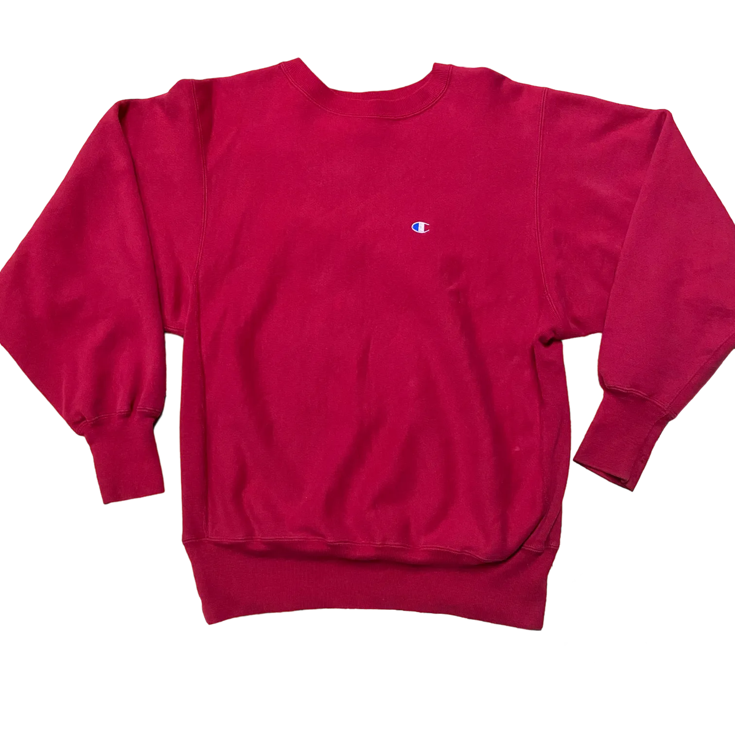 Vintage Red Champion Reverse Weave Size: L