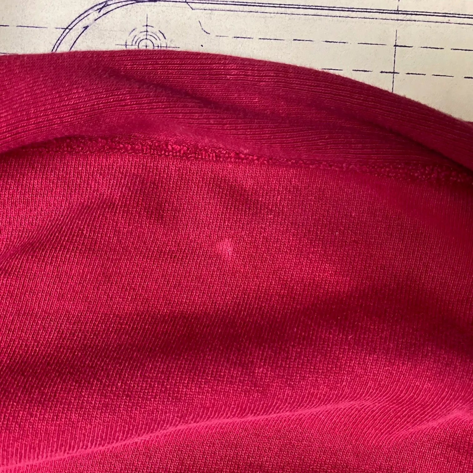 Vintage Red Champion Reverse Weave Size: L