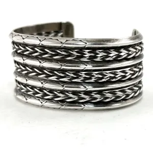 Vintage Silver Braided & Twist