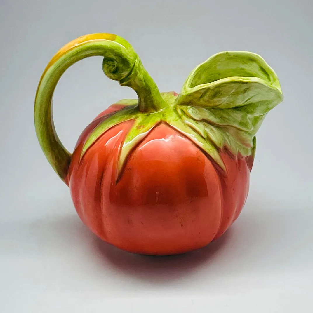 Vintage Tomato Pitcher